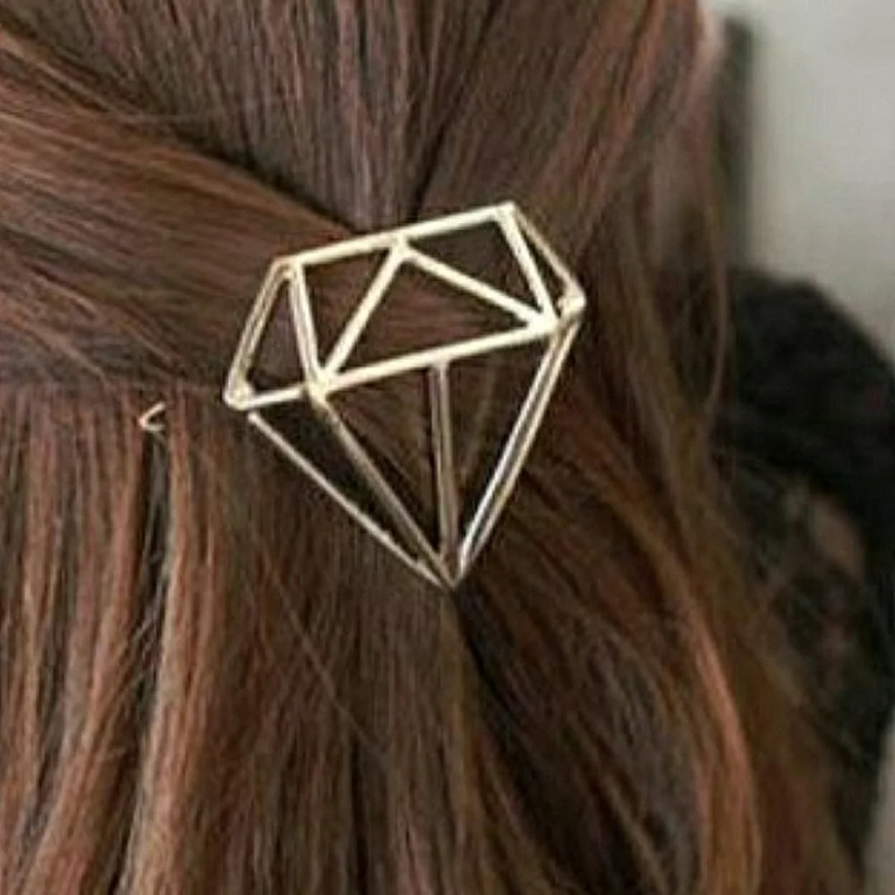 Diamond hair clip